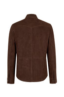Martinez Male Brown Suede Leather Shirt Jacket | Derimod