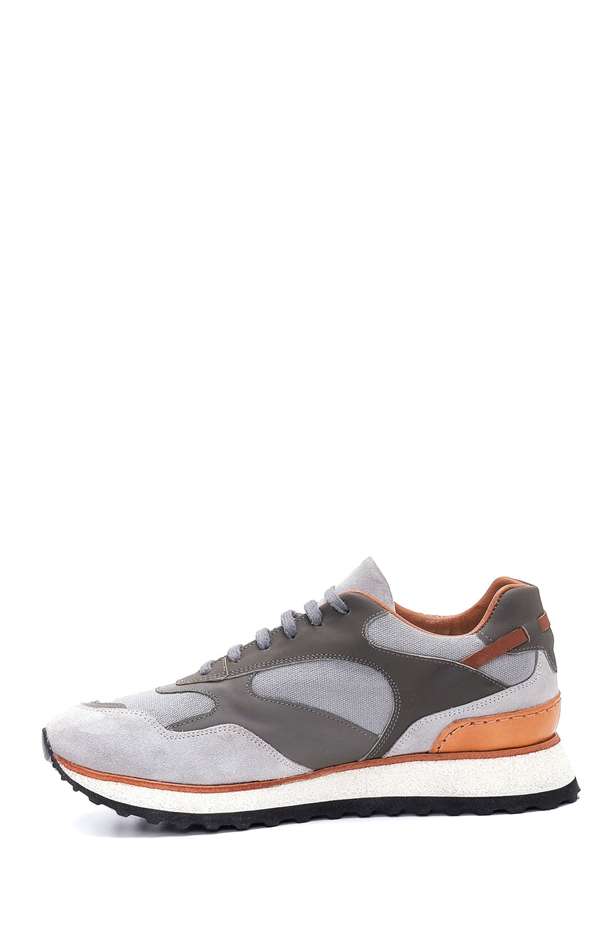 Men's Leather Suede Detailed Sneaker
