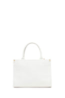 Woman White Printed Long-Strap Shoulder Bag | Derimod