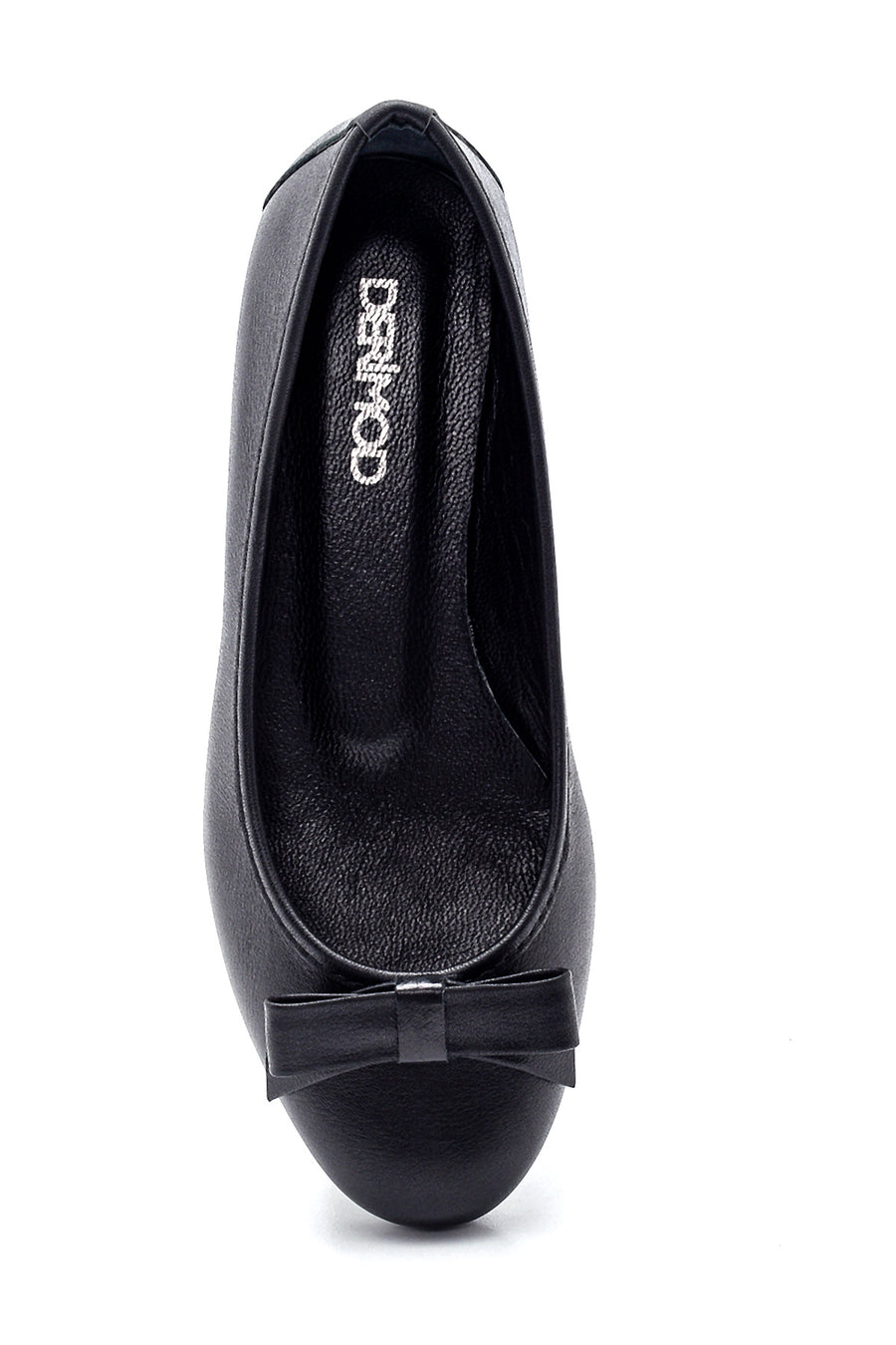 Women's Leather Bow Ballerina Ballet