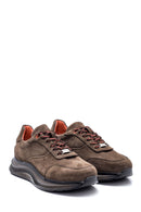 Men's Leather Nubuck Sneaker | Derimod