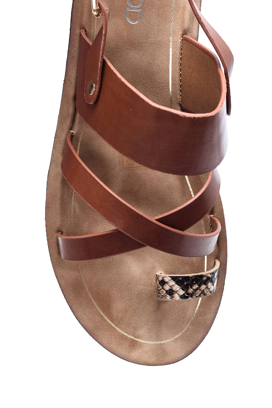 Women's Crocodile Detailed Sandals
