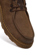 Male Mink Nubuck Leather Casual Shoes | Derimod
