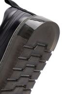 Men's Black Lace-up Leather Sneaker | Derimod
