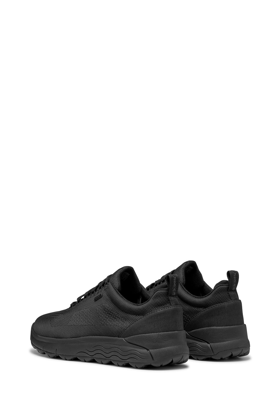 Geox Men's Black Spherica 4x4 Abx B Lace-Up Waterproof Leather Sneaker
