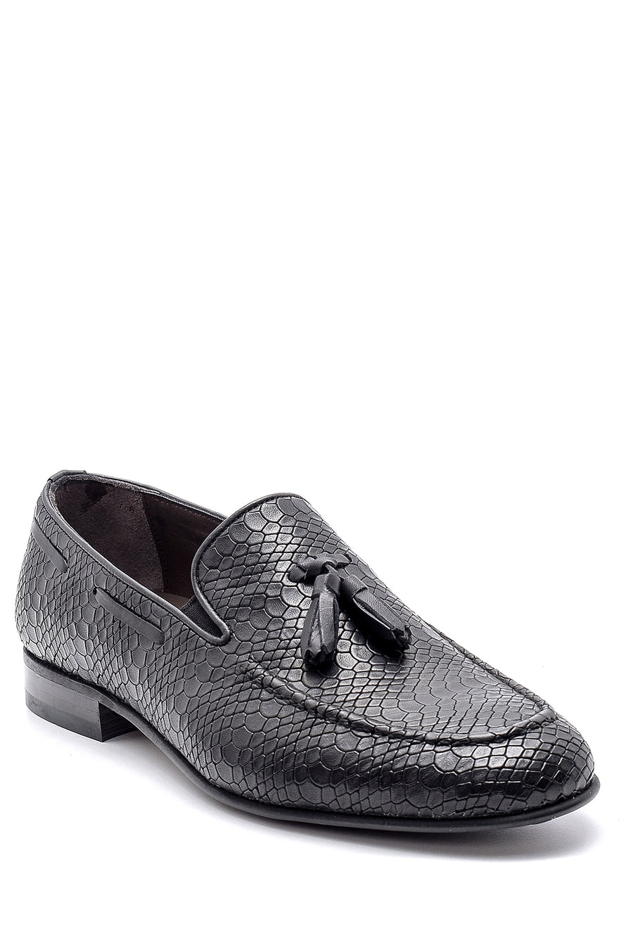 Men's Leather Tassel Detailed Loafer