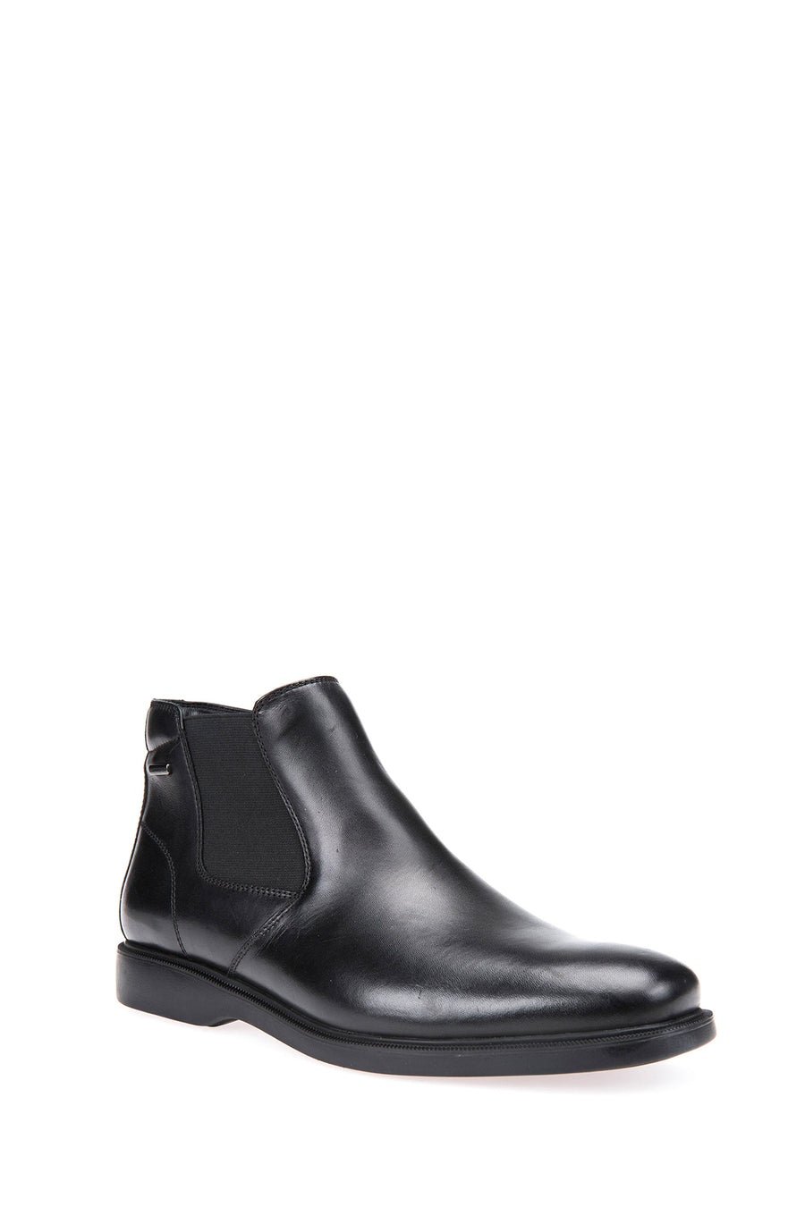 Geox Men's Black Brayden 2fit Abx Waterproof Leather Chelsea Boots