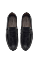 Men's Black Leather Casual Loafer | Derimod