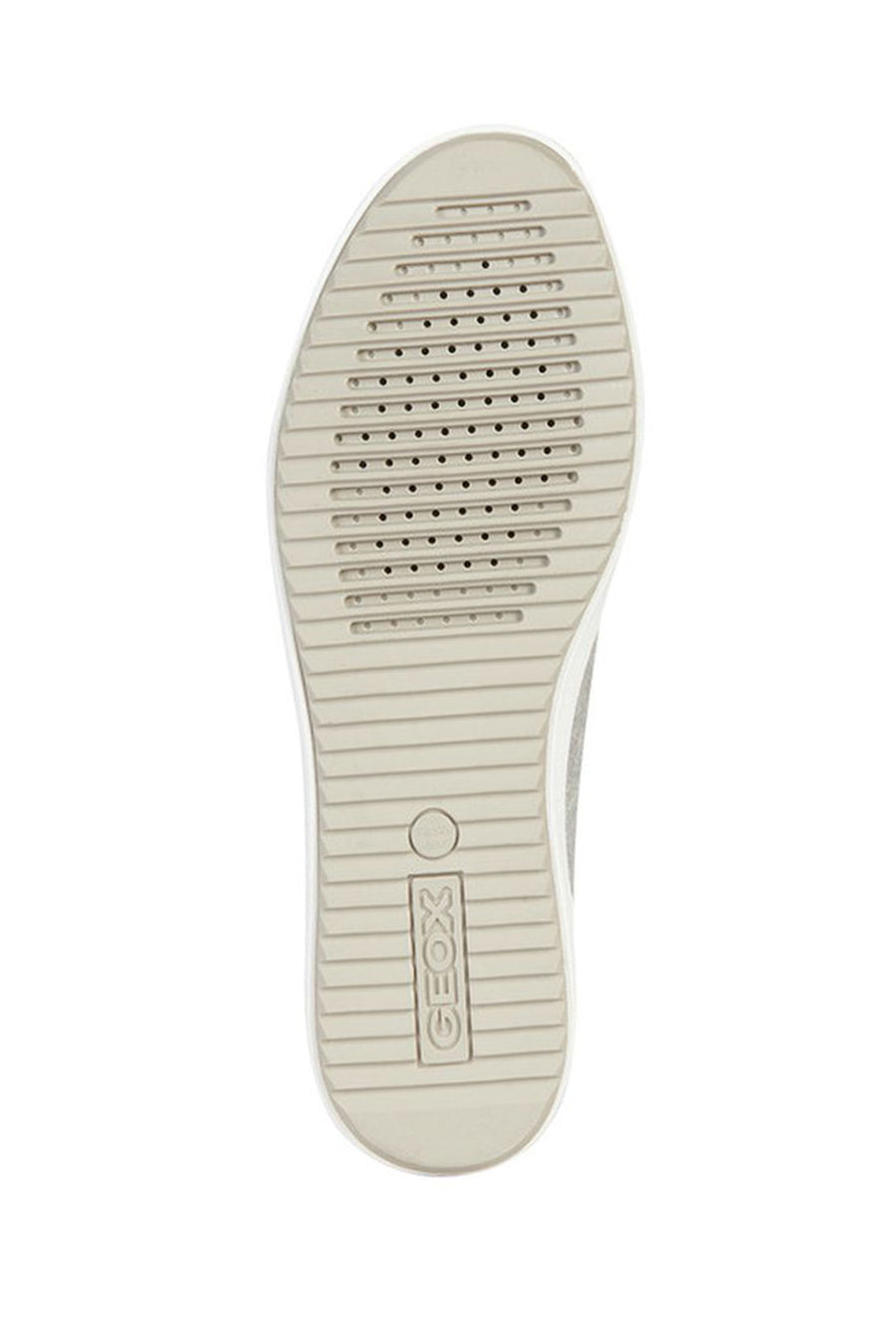 Geox Women's Silver Blomiee Lace-up Leather Sports Sneaker