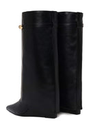 Woman Black Wedge Heel Boot | Derimod
