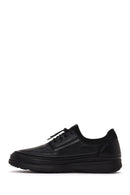 Male Black Lace-Up Leather Casual Shoes | Derimod