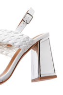 Women's White Thick Heeled Sandals | Derimod