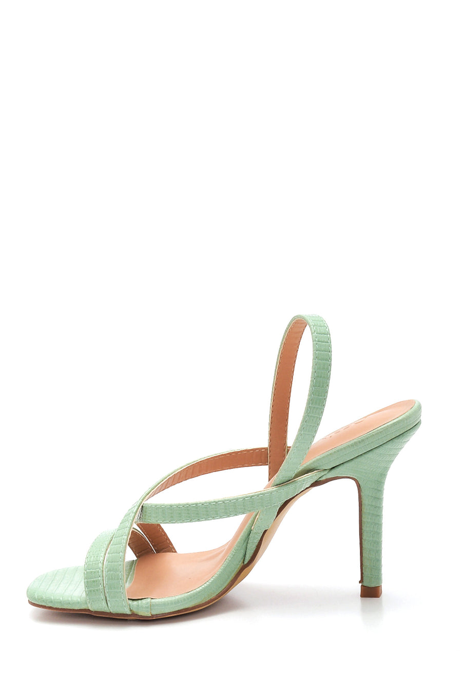 Women's Green Heeled Sandals