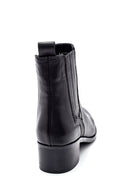 Women's Leather Short Heeled Boots | Derimod