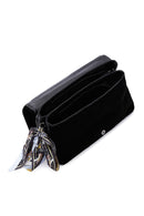 Woman Black Suede Crossbody Bag | Derimod