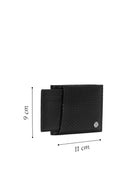 Men's Black Leather Wallet | Derimod