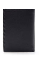 Men's Black Leather Card Holder | Derimod