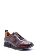 Erkek Kroko Desenli Sneaker | Derimod