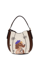 Woman Multicolored Patterned Shoulder Bag | Derimod