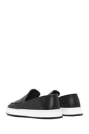 Erkek Siyah Deri Casual Loafer | Derimod