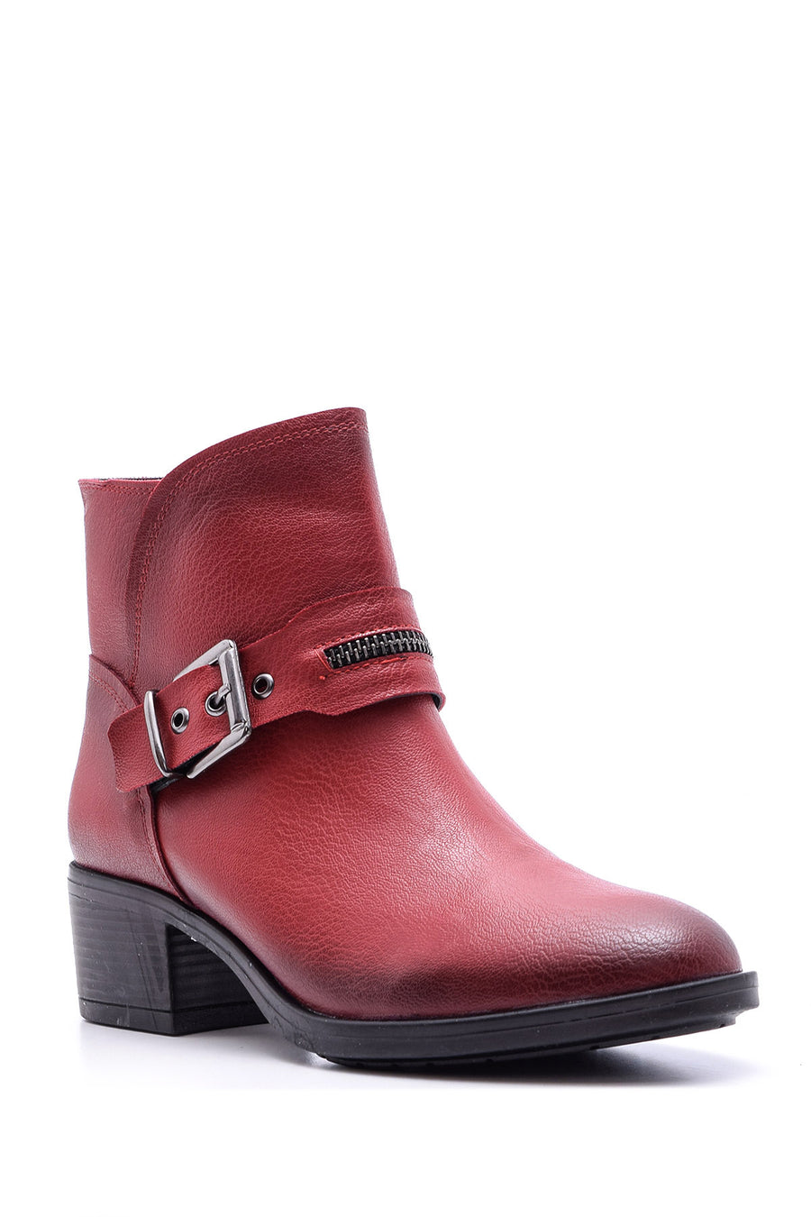 Women's Buckle Detailed Boots