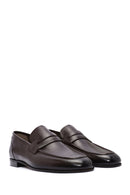 Men's Brown Leather Classic Loafer | Derimod