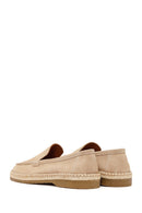 Erkek Bej Süet Deri Casual Loafer | Derimod