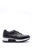Men's Crocodile Pattern Detailed Leather Sneaker | Derimod