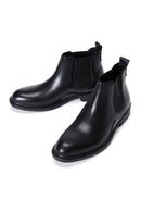 Men's Black Leather Boots | Derimod