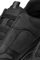 Geox Men's Black Portello Sneakers | Derimod