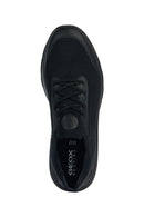 Geox Erkek Siyah Spherica Bağcıklı Kalın Tabanlı Sneaker | Derimod