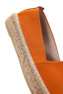 Women's Orange Wicker Sole Espadrille | Derimod