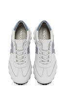 Kadın Beyaz Bağcıklı Deri Sneaker | Derimod