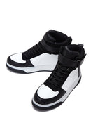 Women's Black High Top Sneaker | Derimod