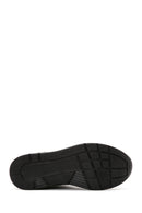 Women's Black Leather Wedge Heel Shoes | Derimod