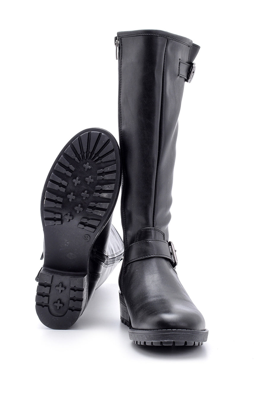 Women's Buckle Detailed Boots