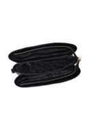 Woman Black Classic Shoulder Bag with Long Strap | Derimod