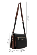 Women's Black Long Strap Crossbody Bag | Derimod