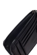 Male Black Leather Cardholder | Derimod