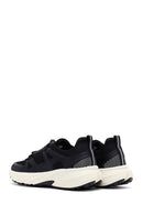ACBC x Derimod Erkek Siyah Bağcıklı Kalın Tabanlı Kumaş Sneaker | Derimod