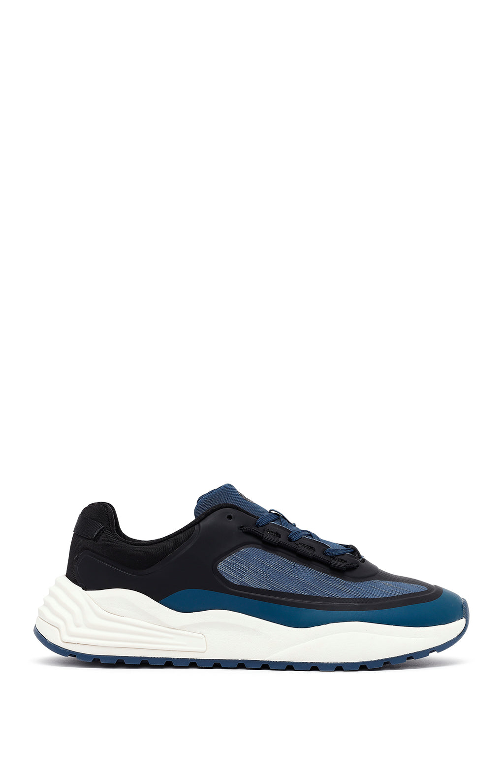 ACBC x Derimod Erkek Lacivert Bağcıklı Kalın Tabanlı Kumaş Sneaker