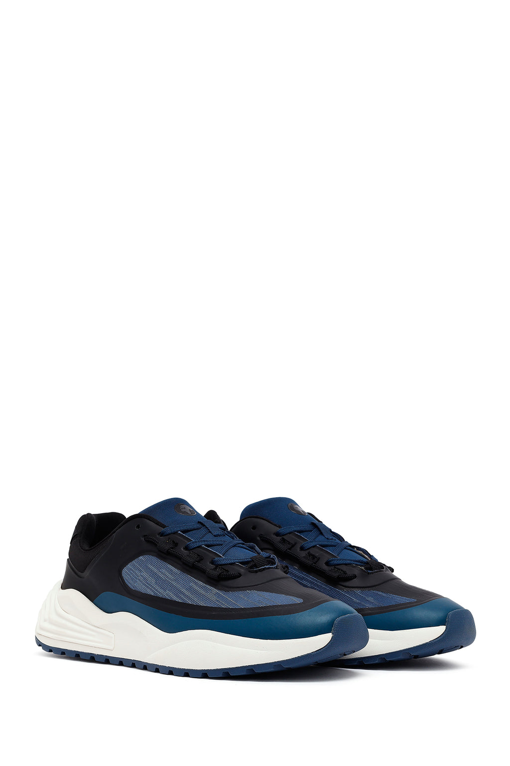 ACBC x Derimod Erkek Lacivert Bağcıklı Kalın Tabanlı Kumaş Sneaker
