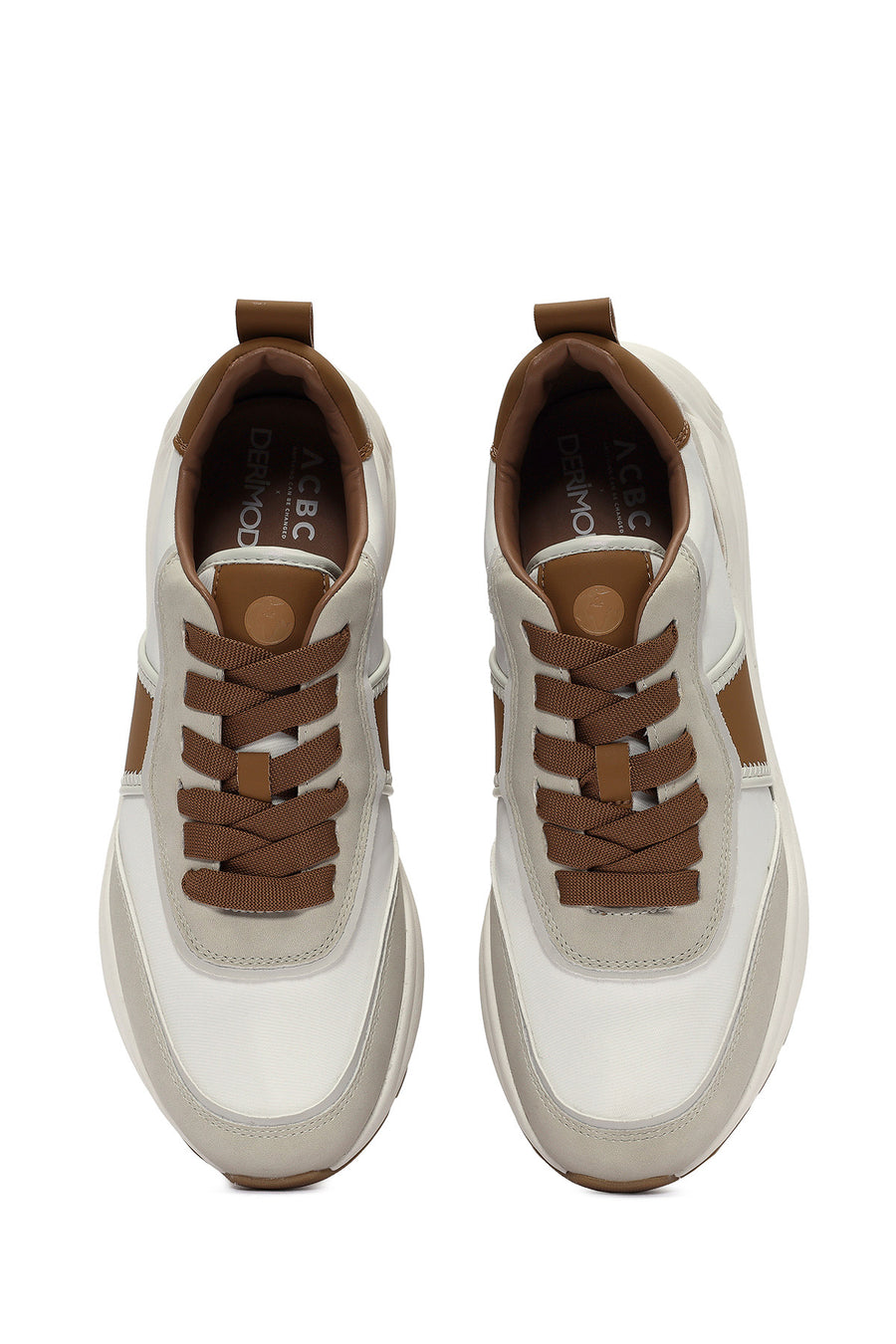 ACBC x DERİMOD Men's Brown Laced Thick Soled Sneaker
