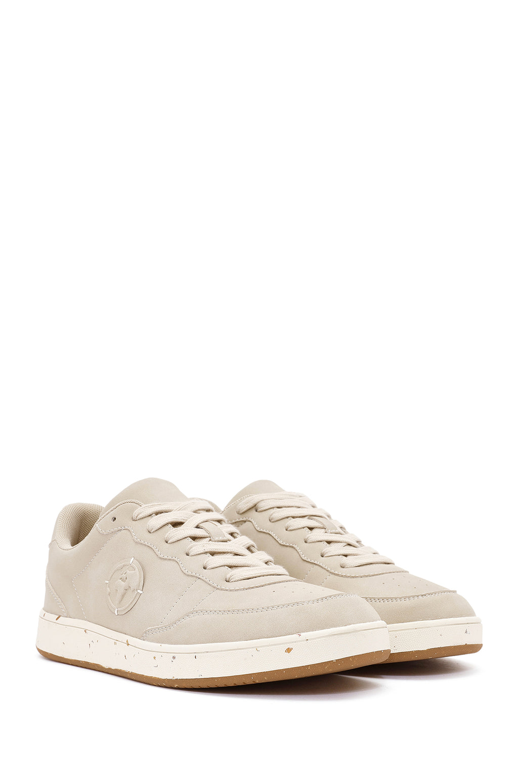 ACBC x Derimod Erkek Bej Bağcıklı Süet Sneaker