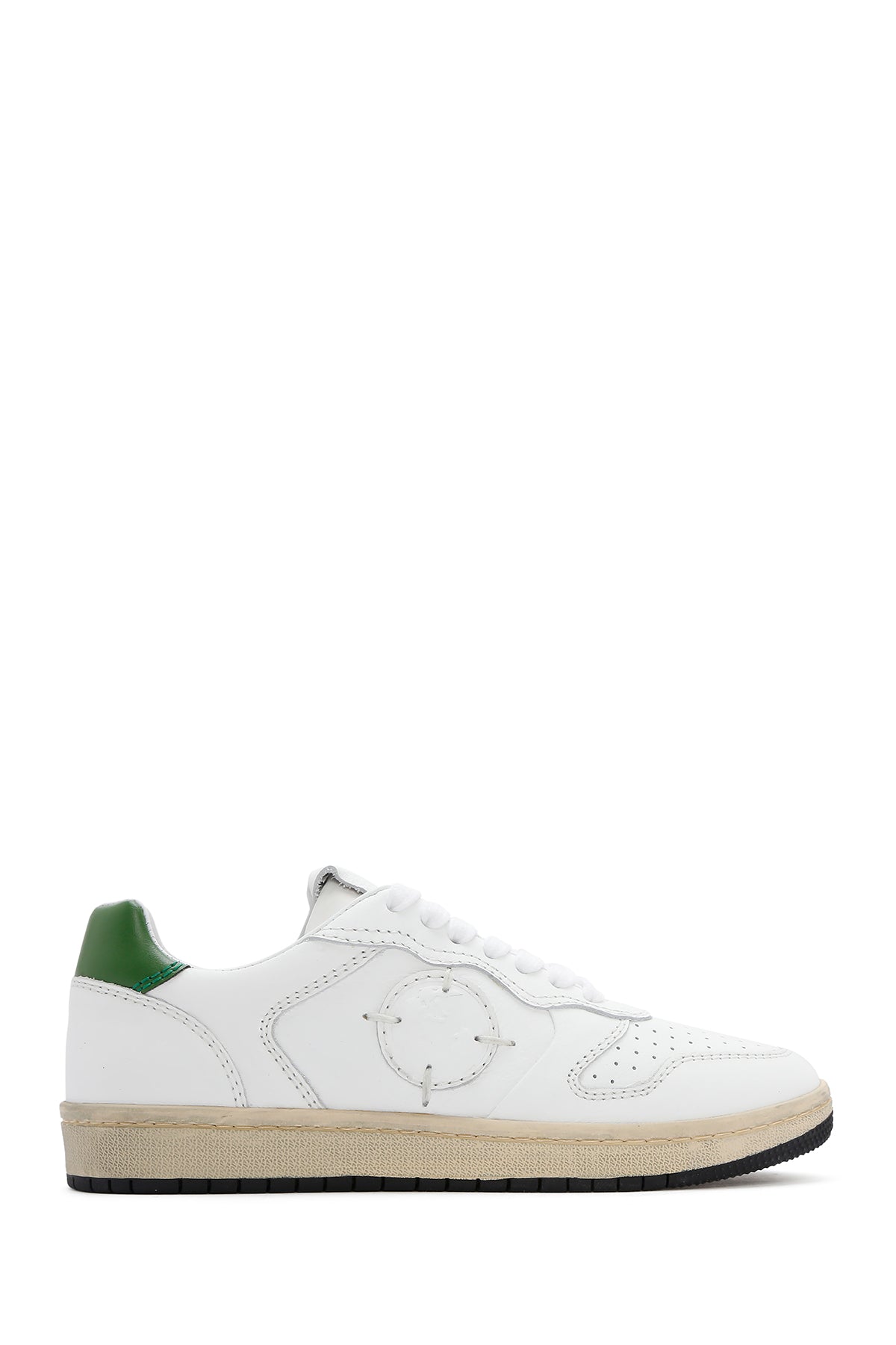 ACBC x DERİMOD Kadın Beyaz Bağcıklı Deri Sneaker 25SFD435414 | Derimod