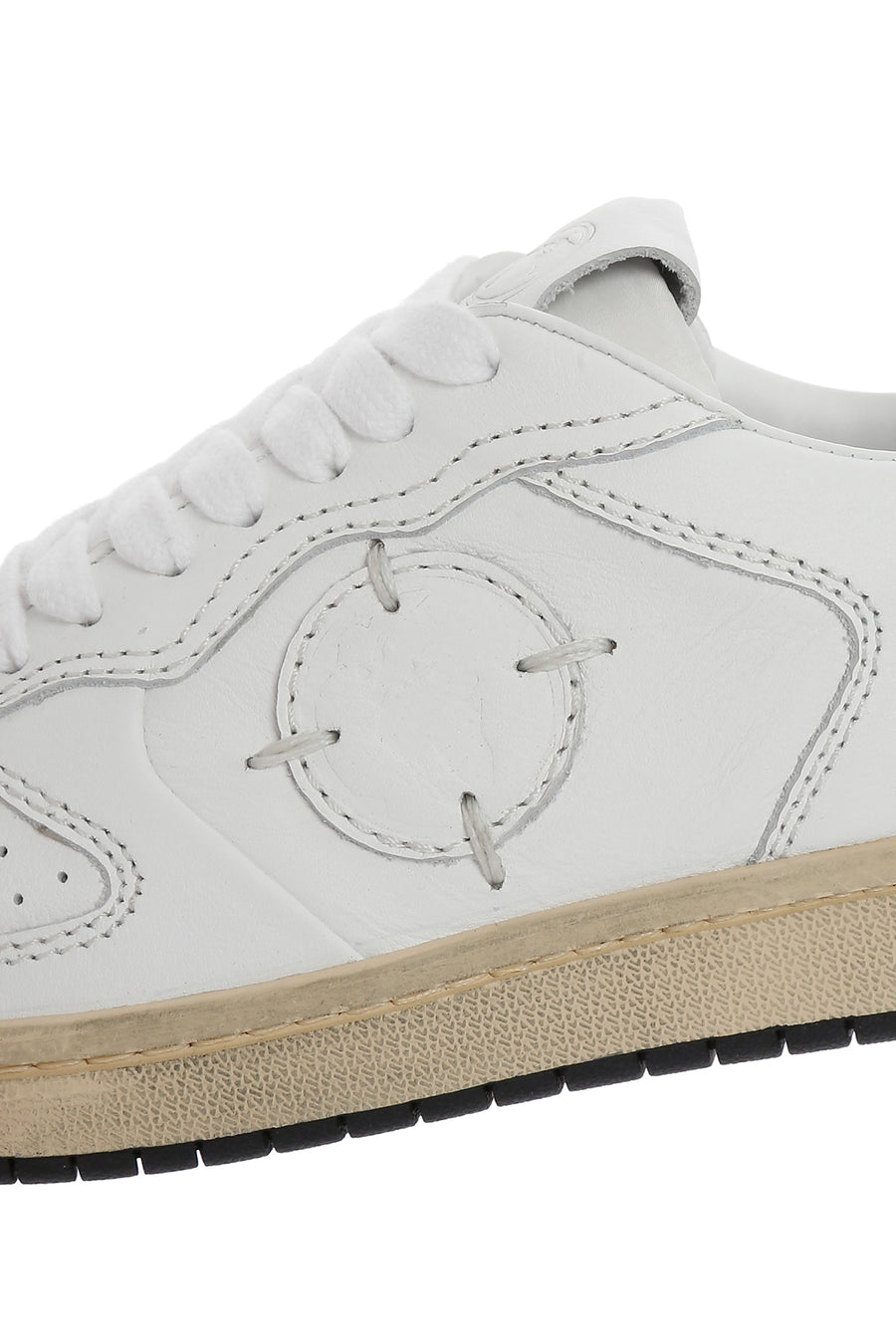 ACBC x DERİMOD Women's White Laced Leather Sneaker