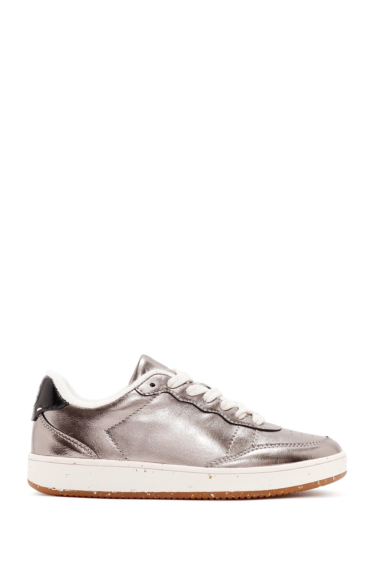 ACBC x Derimod Women's Bronze Lace-Up Metallic Sneakers 24WFD435232 | Derimod