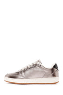 ACBC x Derimod Women's Bronze Lace-Up Metallic Sneakers | Derimod