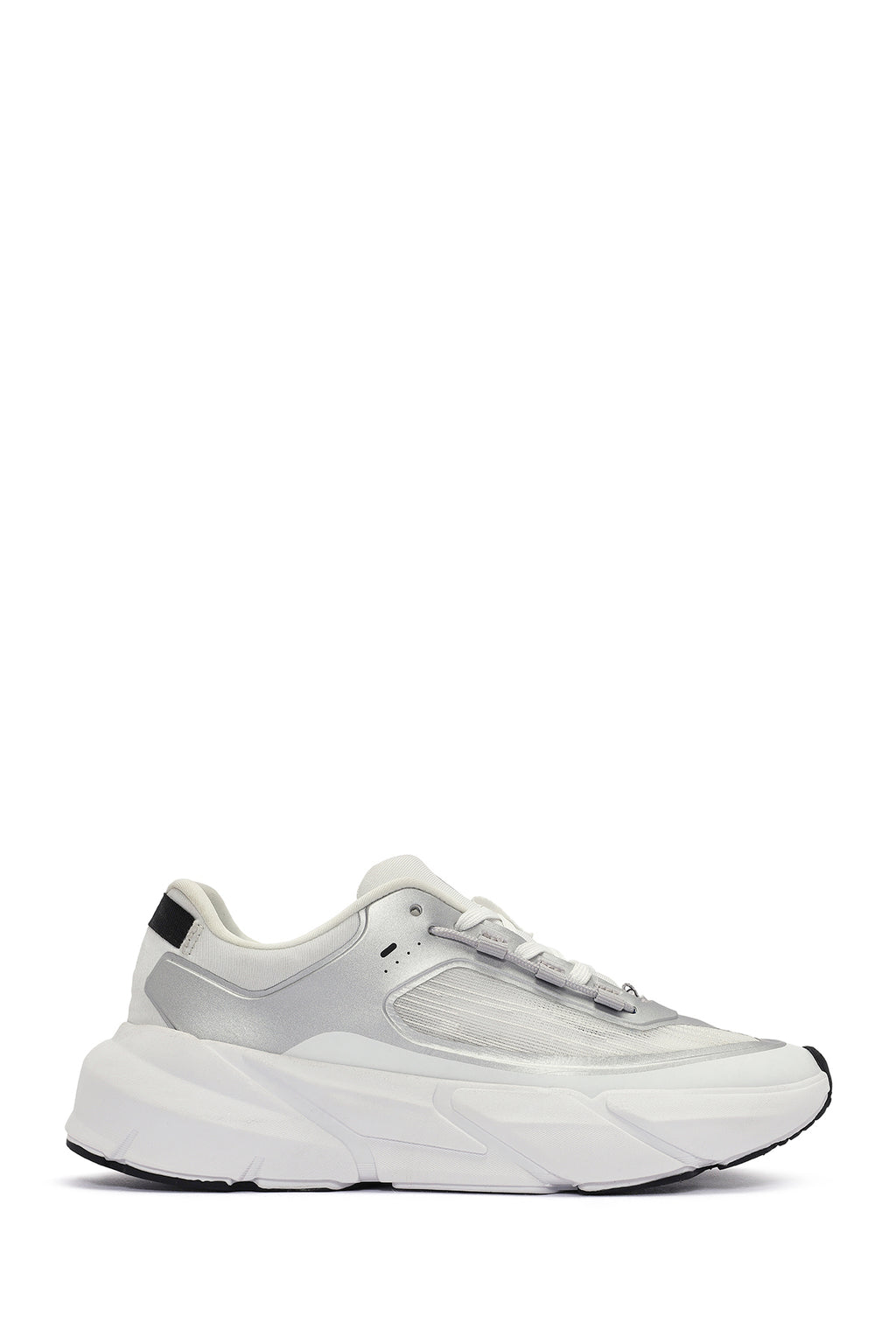 ACBC x DERİMOD Kadın Beyaz Bağcıklı Kalın Tabanlı Sneaker