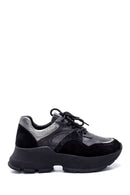 Kadın Deri  Süet Deyatlı Sneaker | Derimod